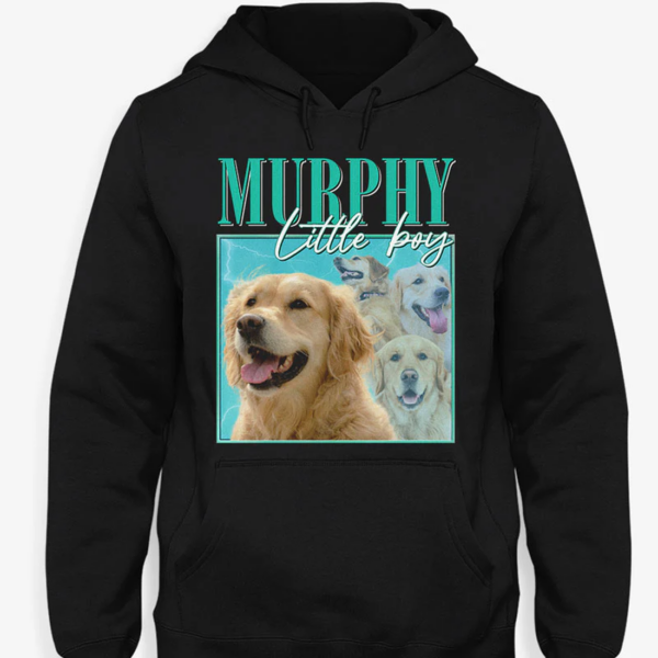 Custom Multi Photo V4 – Personalized Retro Vintage Hoodie