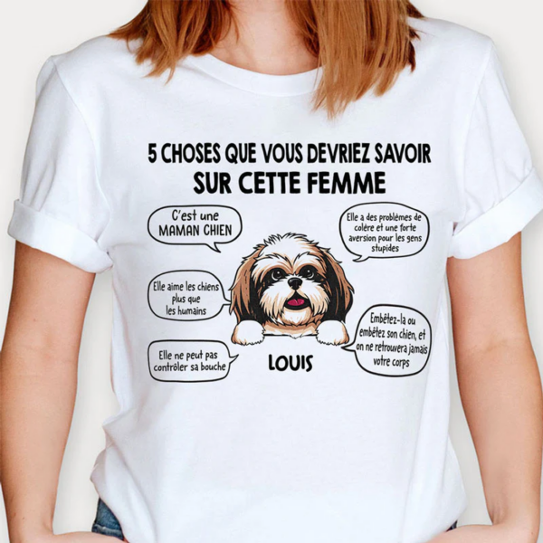 Personalized T-Shirt – "5 Things You Should Know About This Woman"