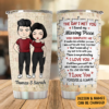 You Complete Me & Make Me A Better Person - Personalized Tumbler Cup – Anniversary Gift for Couples - Image 2
