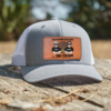 Like Father Like Son – Personalized Leather Patch Hat | Custom Gift for Father & Son - Image 2