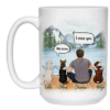 I Still Talk About You & Miss You – Personalized Coffee Mug for Dog Lovers - Image 3