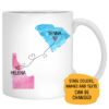 Long Distance Mother & Daughter Quotes – Personalized State Colors Coffee Mug | Custom Gift for Mom - Image 2