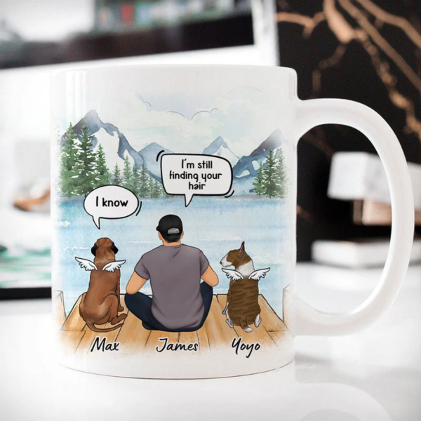 I Still Talk About You & Miss You – Personalized Coffee Mug for Dog Lovers