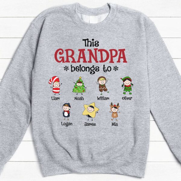 This Belongs To – Personalized Custom Sweater | Christmas Gift for Grandparents
